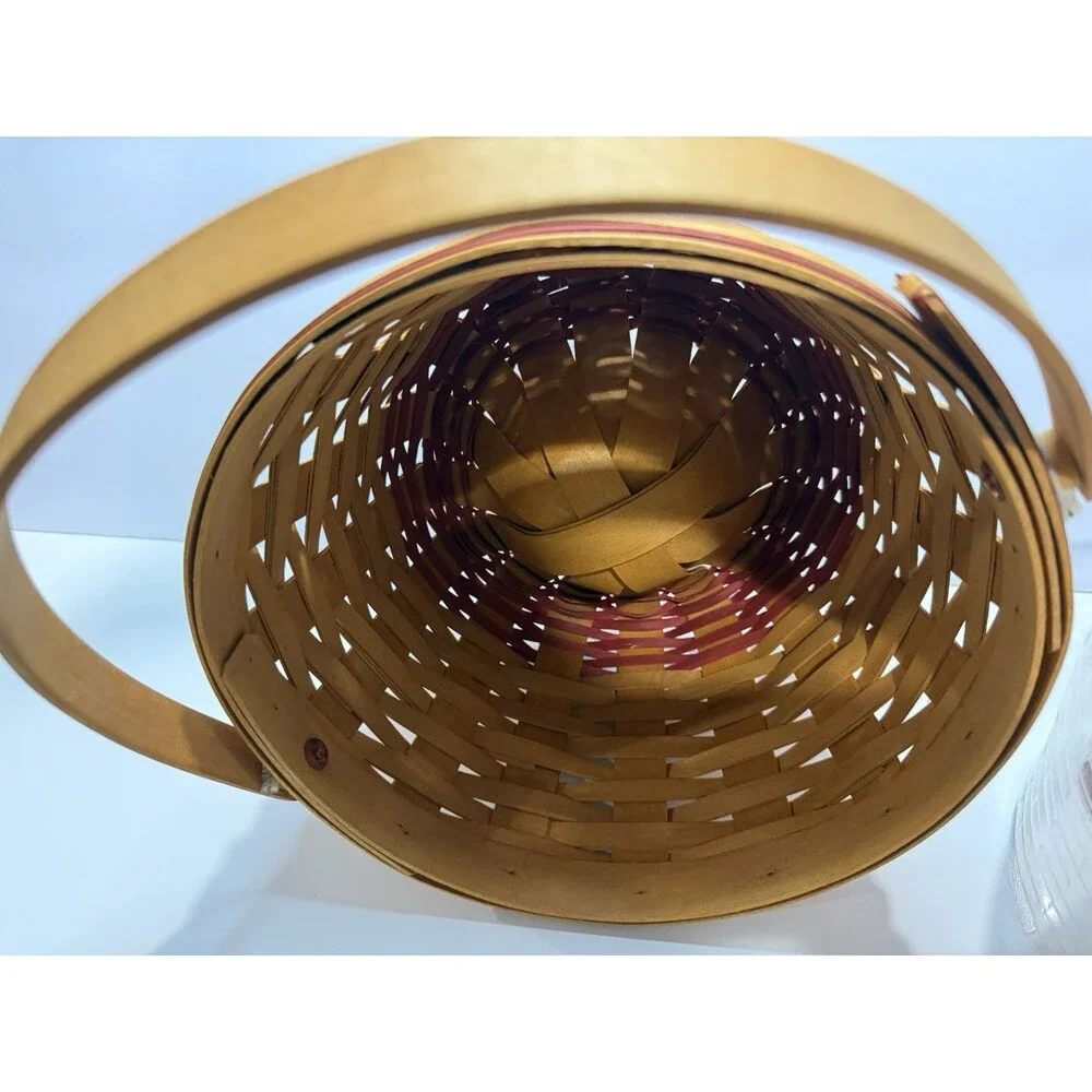 Longaberger 1999 Homestead Basket #13871 Complete W/ Liner , Protector, Brochure